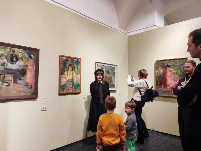 CREATIVE ART MEDIATION FOR CHILDREN “IN THE WORLD OF IMPRESSIONS” AT THE EXHIBITION “LIGHT AND AIR” 