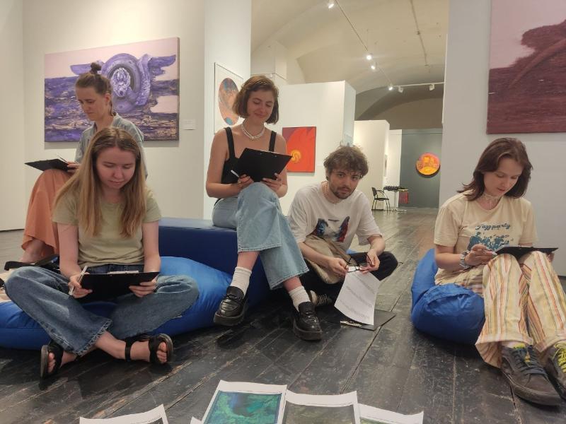 Art Mediation “The Story's False; but in It Lies Some Truth!” at Nikolai Sazhin’s Exhibition 