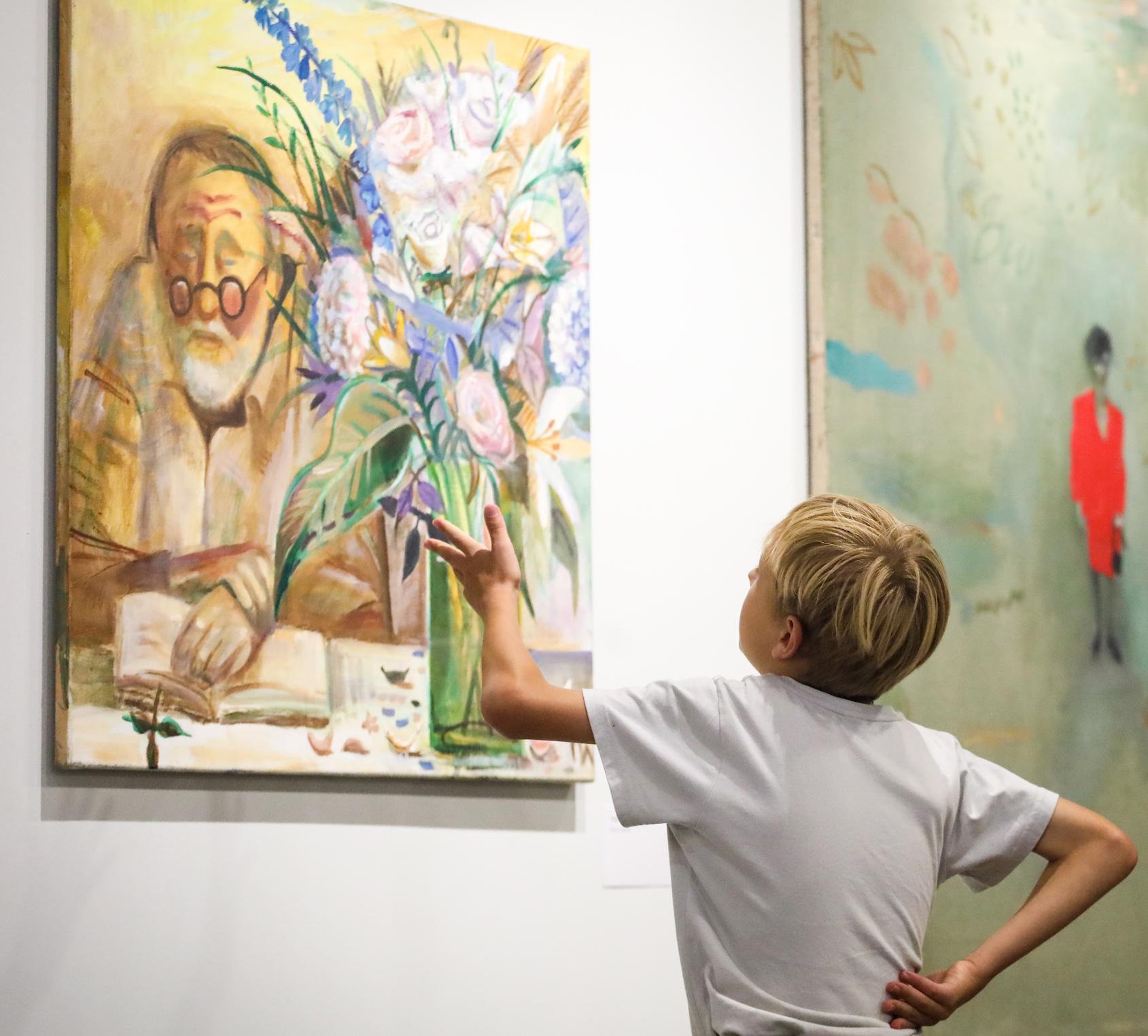 “Why a Tree?” Workshop for Children at Natalia Glebova's “Life in Paradise” Exhibition 